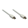 Manhattan Mini DisplayPort 1.2 Cable, 4K@60Hz, 2m, Male to Male, Bi-Directional, White, Lifetime War Produktbild Additional View 2 S