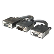 Manhattan SVGA Y Cable, HD15, 15cm, Male to Females, Splits an SVGA connection between two monitors, Produktbild