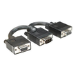 Manhattan SVGA Y Cable, HD15, 15cm, Male to Females, Splits an SVGA connection between two monitors, Produktbild Additional View 1 S