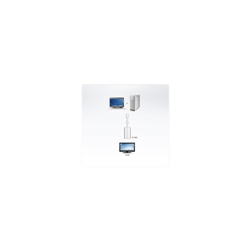 ATEN VC980 - Videoadapter - Mini DisplayPort männlich zu HDMI weiblich Produktbild Additional View 2 L