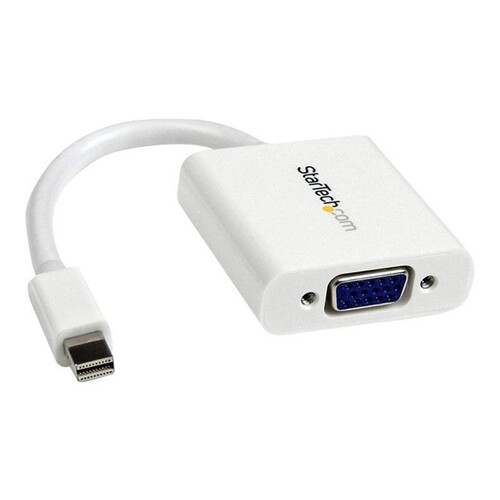 StarTech.com Mini DisplayPort to VGA Adapter - White - 1080p - Thunderbolt to VGA Monitor Adapter - Produktbild Additional View 3 L