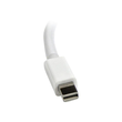 StarTech.com Mini DisplayPort to VGA Adapter - White - 1080p - Thunderbolt to VGA Monitor Adapter - Produktbild Additional View 4 S