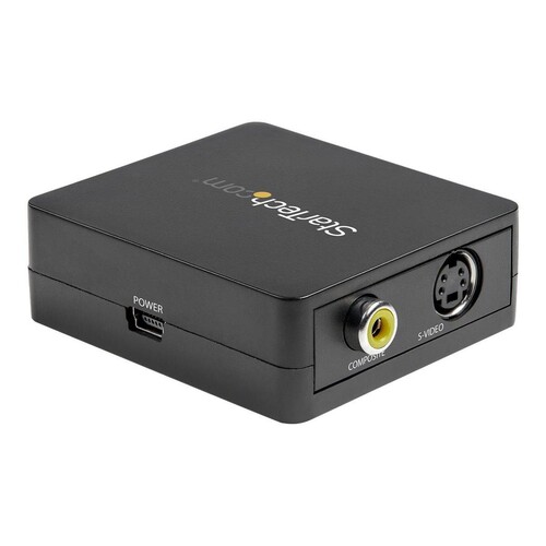 StarTech.com 1080p VGA to RCA and S-Video Converter - USB Powered - Videoadapter - VGA/S-Video/FBAS Produktbild Additional View 1 L