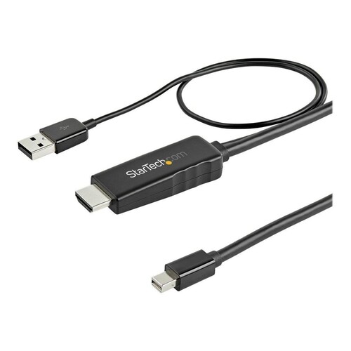 StarTech.com 3ft (1m) HDMI to Mini DisplayPort Cable 4K 30Hz, Active HDMI to mDP Adapter Converter C Produktbild Additional View 4 L