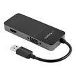 StarTech.com USB 3.0 auf HDMI und VGA Adapter - 4K/1080p USB Typ-A Dual Monitor Multiport Konverter Produktbild Additional View 2 S