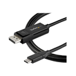 StarTech.com 3ft/1m USB C to DisplayPort 1.4 Cable 8K 60Hz/4K, Bidirectional DP to USB-C or USB-C to Produktbild Additional View 1 S