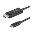 StarTech.com 3ft (1m) USB C to DisplayPort 1.2 Cable 4K 60Hz, Bidirectional DP to USB-C or USB-C to Produktbild