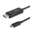 StarTech.com 3ft (1m) USB C to DisplayPort 1.2 Cable 4K 60Hz, Bidirectional DP to USB-C or USB-C to Produktbild Additional View 1 S