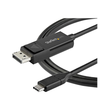 StarTech.com 3ft (1m) USB C to DisplayPort 1.2 Cable 4K 60Hz, Bidirectional DP to USB-C or USB-C to Produktbild Additional View 3 S