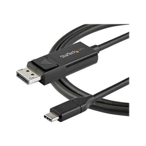StarTech.com 3ft (1m) USB C to DisplayPort 1.2 Cable 4K 60Hz, Bidirectional DP to USB-C or USB-C to Produktbild Additional View 3 L