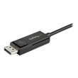 StarTech.com 3ft (1m) USB C to DisplayPort 1.2 Cable 4K 60Hz, Bidirectional DP to USB-C or USB-C to Produktbild Additional View 4 S