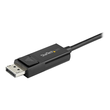 StarTech.com 6ft (2m) USB C to DisplayPort 1.2 Cable 4K 60Hz, Bidirectional DP to USB-C or USB-C to Produktbild Additional View 4 S