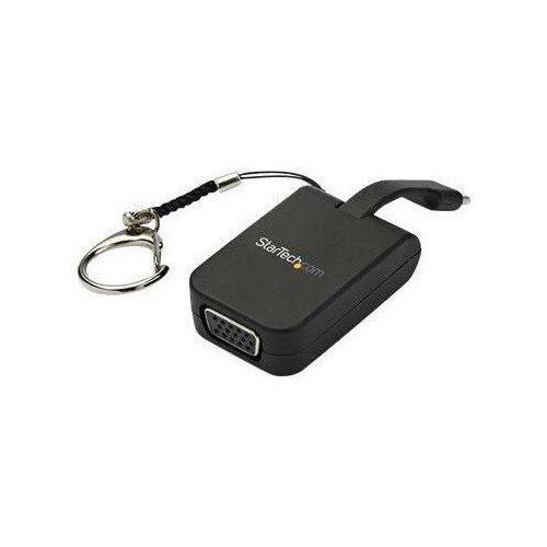 StarTech.com Compact USB C to VGA Adapter, 1080p 60Hz USB Type-C to VGA Video Display Converter with Produktbild
