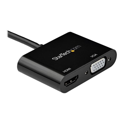 StarTech.com Mini DisplayPort to HDMI VGA Adapter, mDP 1.2 HBR2 to HDMI 2.0 (4K 60Hz) Produktbild Additional View 1 L