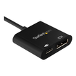 StarTech.com USB C to DisplayPort Adapter with Power Delivery, 8K 60Hz/4K 120Hz USB Type C to DP 1.4 Produktbild Additional View 3 S