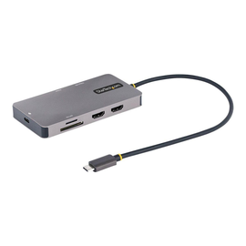 StarTech.com USB C Multiport Adapter, USB C auf Dual HDMI Video, 4K 60Hz, 5Gbit/s USB-A Hub, 100W PD Produktbild