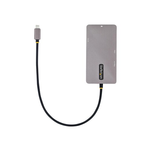 StarTech.com USB C Multiport Adapter, USB C auf Dual HDMI Video, 4K 60Hz, 5Gbit/s USB-A Hub, 100W PD Produktbild Additional View 2 L