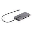 StarTech.com USB C Multiport Adapter, USB C auf Dual HDMI Video, 4K 60Hz, 5Gbit/s USB-A Hub, 100W PD Produktbild Additional View 3 S