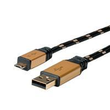 ROLINE USB-Kabel - Micro-USB Typ B (M) zu USB (M) Produktbild
