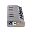 StarTech.com 7-Port Self-Powered USB-C Hub with Individual On/Off Switches, USB 3.0 5Gbps Expansion Produktbild Additional View 1 S
