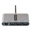 StarTech.com 3-Port USB-C Hub with Ethernet, 3x USB-A Ports, Gigabit Ethernet, USB 3.0 5Gbps, Bus-Po Produktbild Additional View 2 S