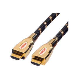 ROLINE Gold - HDMI-Kabel mit Ethernet - HDMI männlich zu HDMI männlich Produktbild