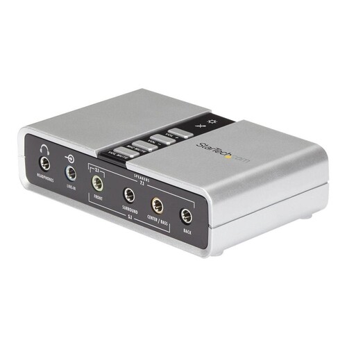 StarTech.com USB 2.0 Soundbox 7.1 Adapter - externe USB Soundkarte mit SPDIF Didital Audio Produktbild