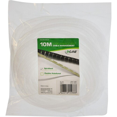 InLine Spiralband 10m - natur - 6mm Produktbild Additional View 1 L