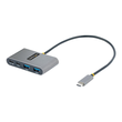 StarTech.com 4-Port USB-C Hub with 100W Power Delivery Pass-Through Charging, 2x USB-A + 2x USB-C, 5 Produktbild Additional View 3 S