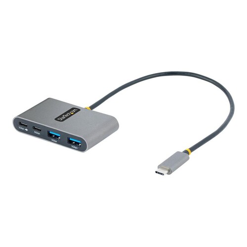 StarTech.com 4-Port USB-C Hub with 100W Power Delivery Pass-Through Charging, 2x USB-A + 2x USB-C, 5 Produktbild Additional View 3 L