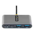 StarTech.com 4-Port USB-C Hub with 100W Power Delivery Pass-Through Charging, 2x USB-A + 2x USB-C, 5 Produktbild Additional View 4 S
