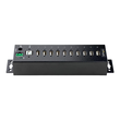 StarTech.com 10-Port Industrial USB 2.0 Hub, Rugged USB Hub w/15kV Air/8kV Contact ESD Level 4 Prote Produktbild Additional View 4 S