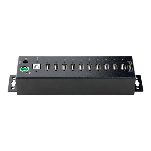 StarTech.com 10-Port Industrial USB 2.0 Hub, Rugged USB Hub w/15kV Air/8kV Contact ESD Level 4 Prote Produktbild Additional View 4 L