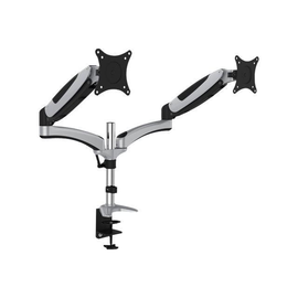 DIGITUS Universal Dual Monitorhalter mit Gasdruckfeder und Klemmbefestigung Produktbild