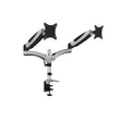 DIGITUS Universal Dual Monitorhalter mit Gasdruckfeder und Klemmbefestigung Produktbild Additional View 1 S