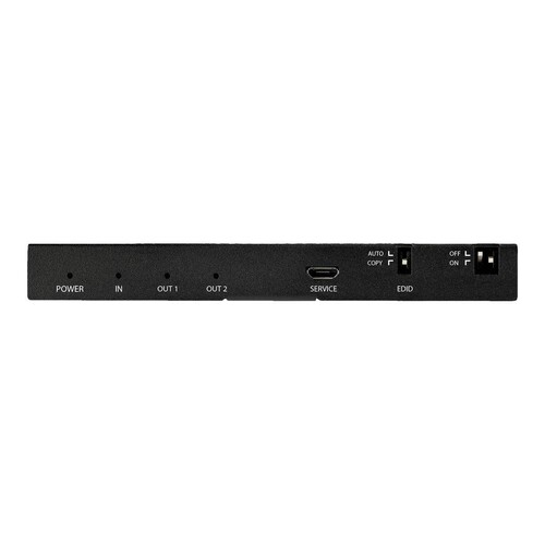 StarTech.com 2 Port HDMI Splitter (4K 60Hz, mit Scaler, HDCP 2.2, EDID Emulation, 7.1 Surround Sound Produktbild Additional View 2 L