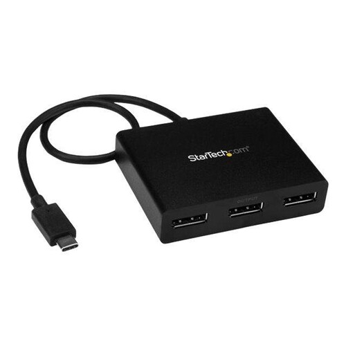StarTech.com USB-C DisplayPort Adapter - 3 Port Produktbild