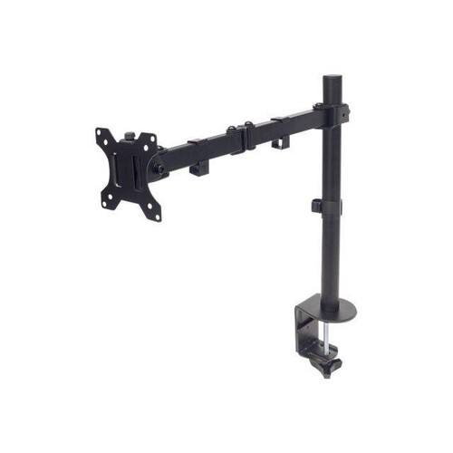 Manhattan TV & Monitor Mount, Desk, Full Motion, 1 screen, Screen Sizes: 10-27", Black, Clamp Assemb Produktbild Additional View 1 L