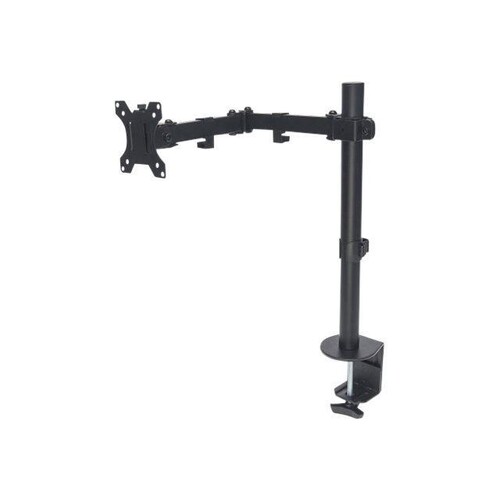 Manhattan TV & Monitor Mount, Desk, Full Motion, 1 screen, Screen Sizes: 10-27", Black, Clamp Assemb Produktbild Additional View 2 L