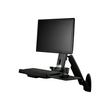 StarTech.com Wandmontage Sitz-/ Steh Workstation - 1 Monitor bis zu 24" - VESA - Höhenverstellbarer Produktbild