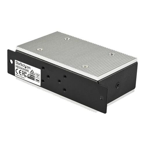 StarTech.com HB20A4AME USB 2.0 Hub (4-Port Industrial USB 2.0 Hub mit ESD-Schutz, 350W Überspannungs Produktbild Additional View 1 L