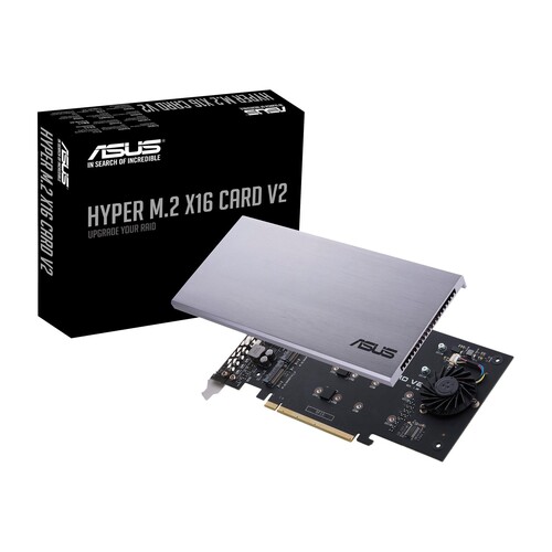 ASUS HYPER M.2 X16 CARD V2 - Schnittstellenadapter Produktbild Additional View 3 L