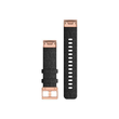 Garmin QuickFit - Uhrarmband für Smartwatch - Heathered Black, Teile in Rotgold Produktbild Additional View 1 S