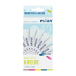 Wandtafelkreide 90mm x 13mm weiß viereckig papiergewickelt Milan 303 (SCH=12 STÜCK) Produktbild Additional View 1 S