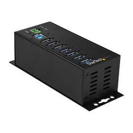 StarTech.com HB30A7AME USB 3.0 Hub (7-Port, Din-Rail,  Industrielle Anwendung, externes Netzteil, Ub Produktbild