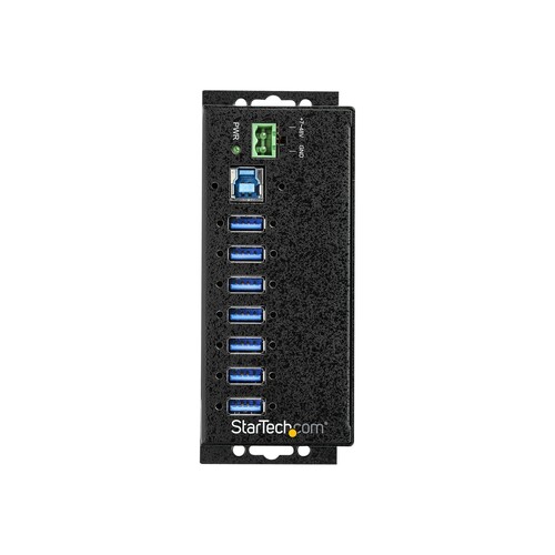 StarTech.com HB30A7AME USB 3.0 Hub (7-Port, Din-Rail,  Industrielle Anwendung, externes Netzteil, Ub Produktbild Additional View 2 L