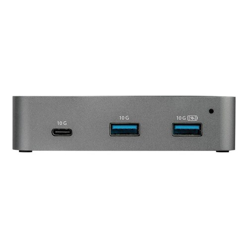 StarTech.com HB31C2A1CGS 3-Port-USB-C-Hub (LAN-Hub, 10 Gbit/s, 2x USB-A und 1x USB-C, 1m Hostkabel, Produktbild Additional View 2 L