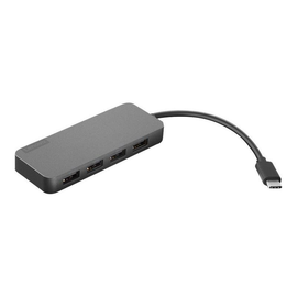 Lenovo USB-C to 4 Port USB-A Hub - Hub - 4 x SuperSpeed USB 3.0 + 1 x USB-C Produktbild