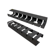 ROLINE Kabel - Organizer - unter Tisch montierbar - Schwarz (Packung mit 2) Produktbild Additional View 2 S