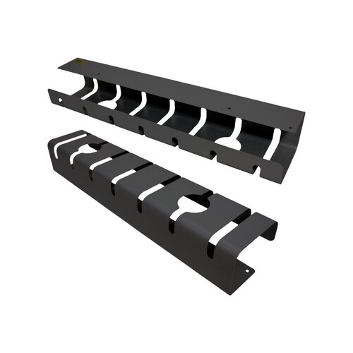ROLINE Kabel - Organizer - unter Tisch montierbar - Schwarz (Packung mit 2) Produktbild Additional View 2 L